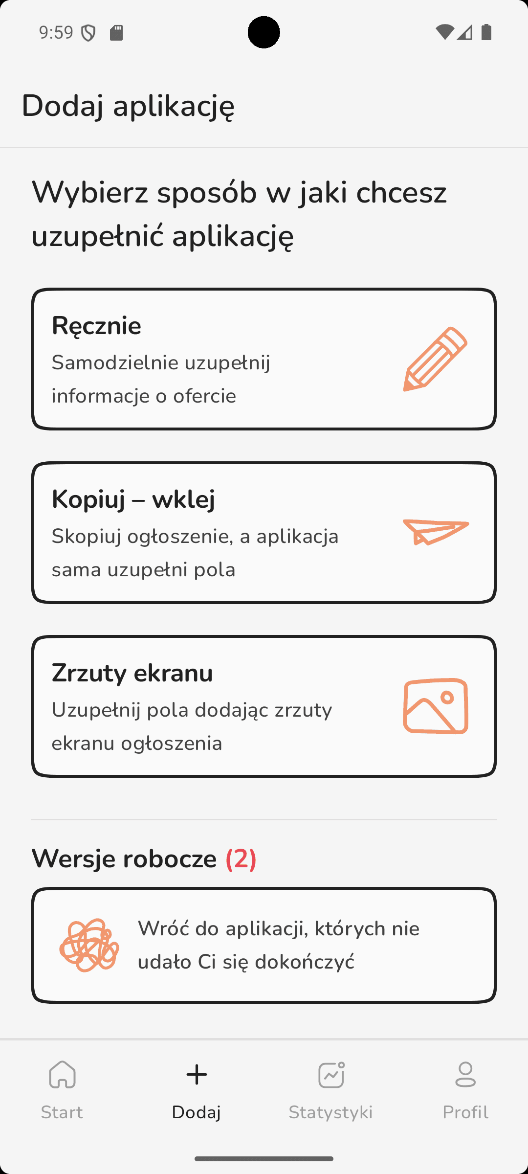 Add an application